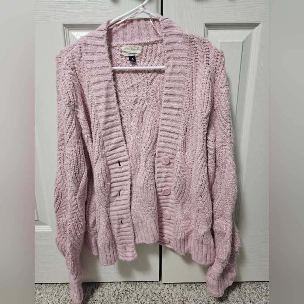 Universal Threads Pink Chunky Oversized Cardigan